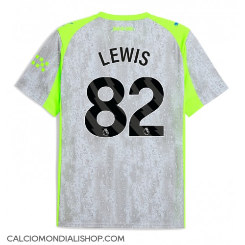 Maglie da calcio Manchester City Rico Lewis #82 Terza Maglia 2025-26 Manica Corta Maglie da calcio Manchester City Rico Lewis #82 Terza Maglia 2025-26 Manica Corta